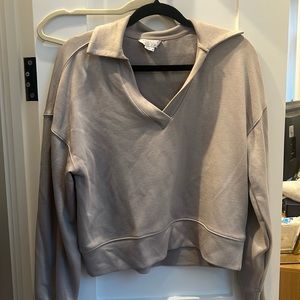 Danskin Vneck Collared Shirt - small